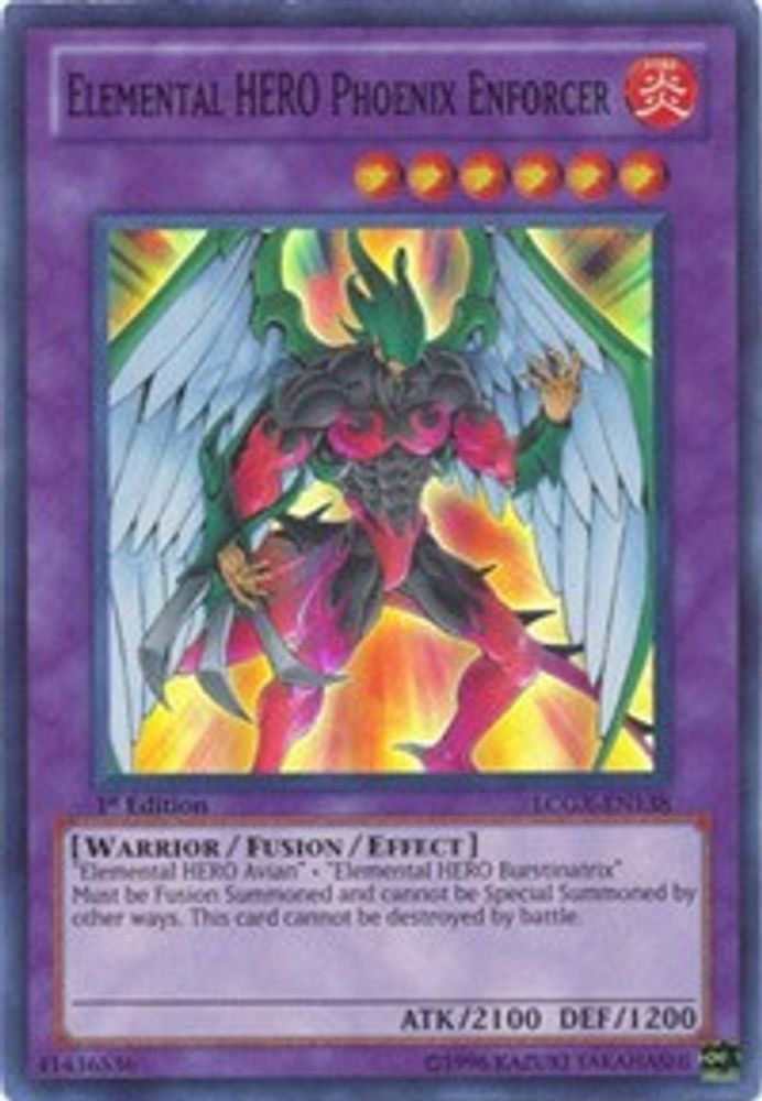Elemental HERO Phoenix Enforcer (LCGX-EN138) - Super Rare
