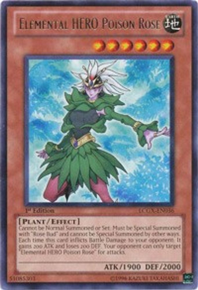 Elemental HERO Poison Rose (LCGX-EN036) - Rare