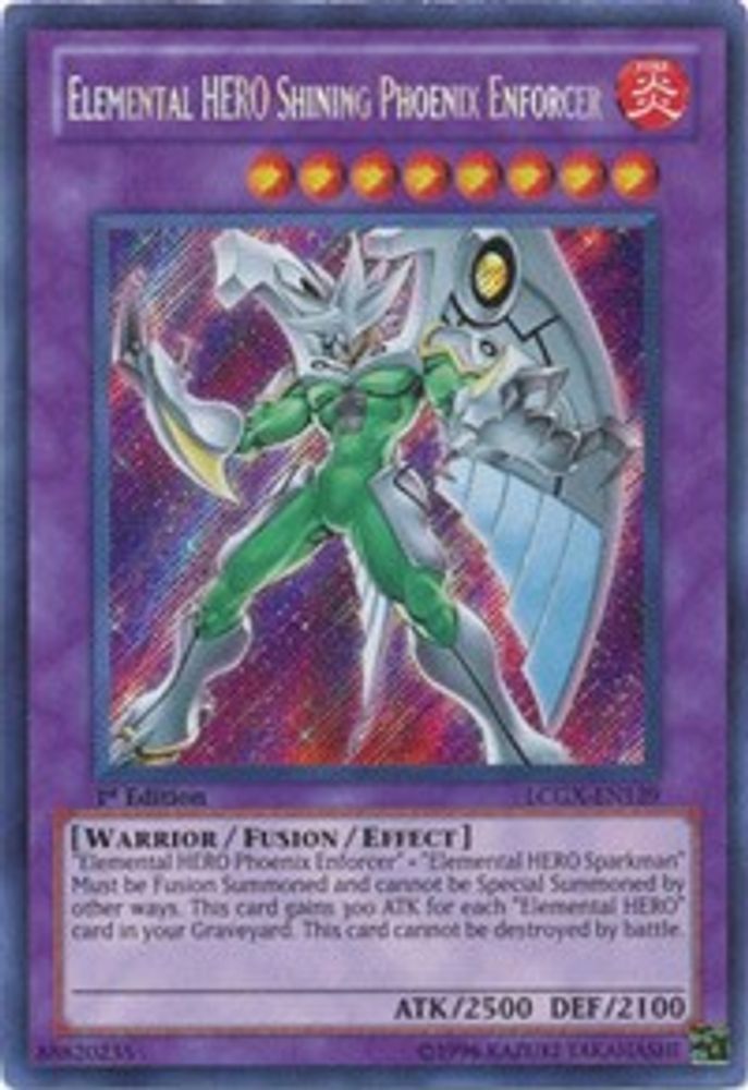 Elemental HERO Shining Phoenix Enforcer (LCGX-EN139) - Secret Rare