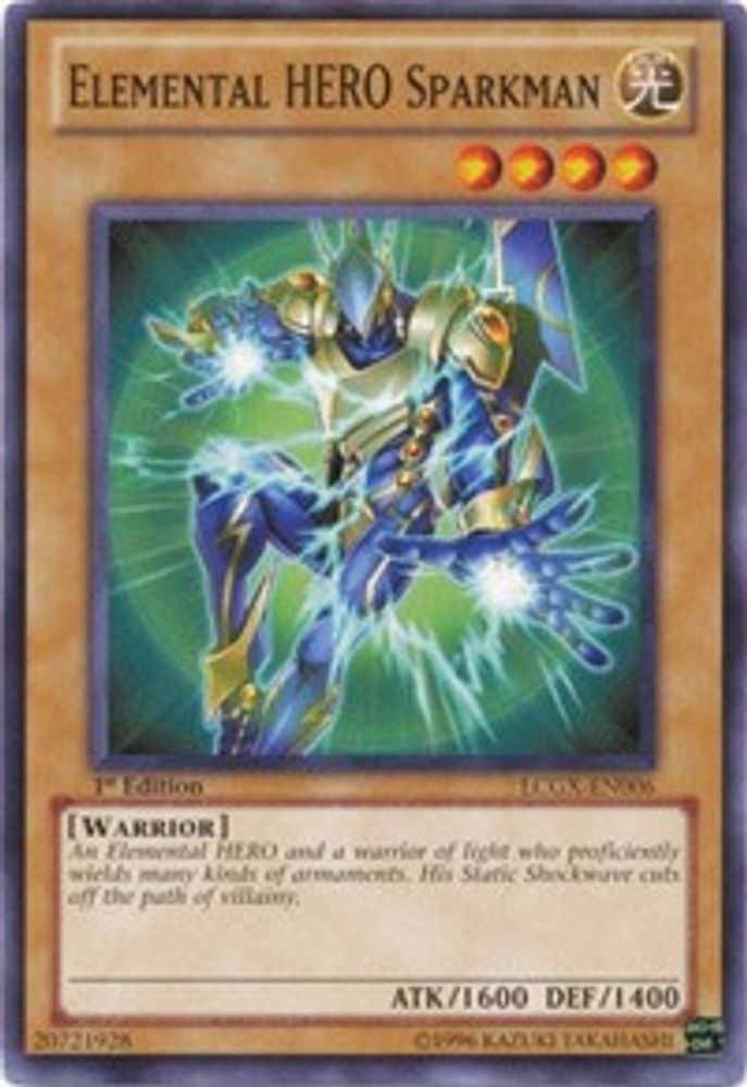 Elemental HERO Sparkman (LCGX-EN006) - Common
