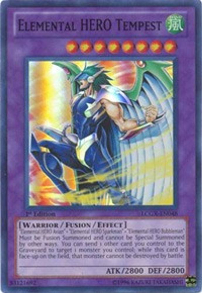 Elemental HERO Tempest (LCGX-EN048) - Super Rare