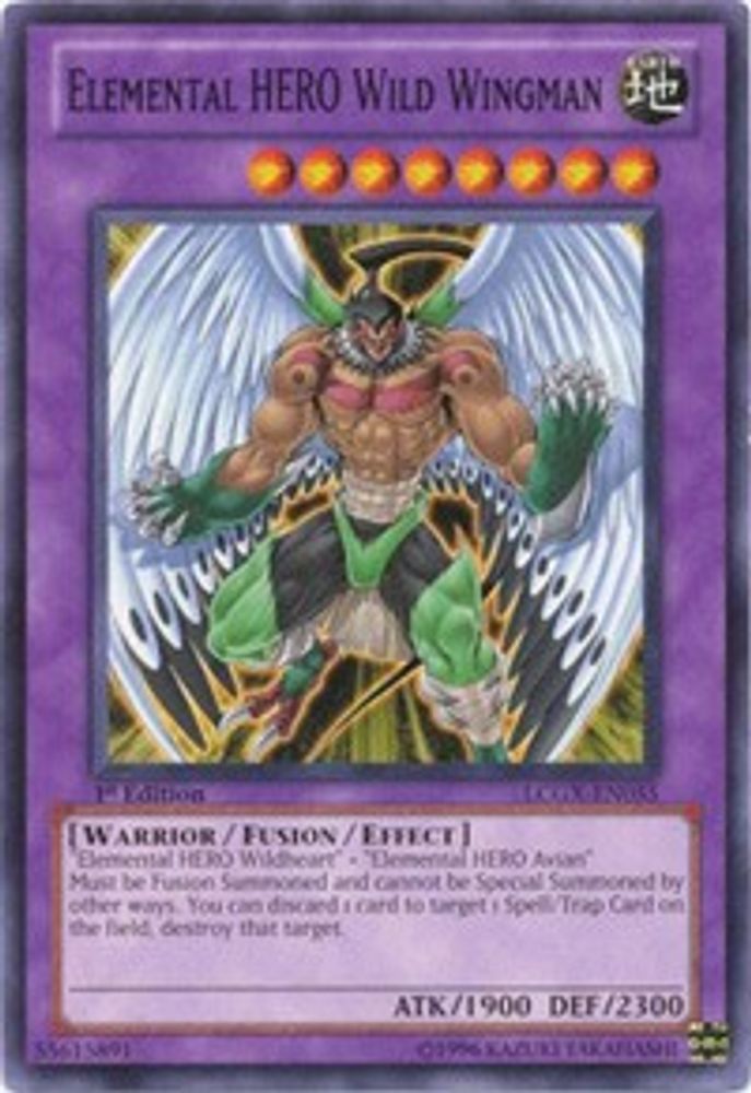 Elemental HERO Wild Wingman (LCGX-EN055) - Common