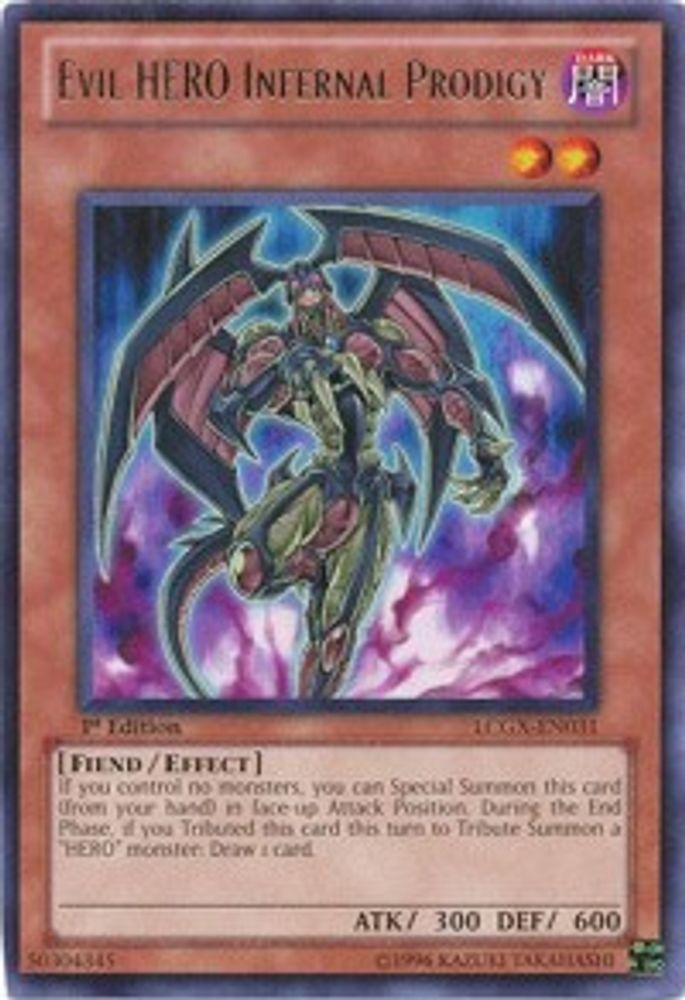 Evil HERO Infernal Prodigy (LCGX-EN031) - Rare