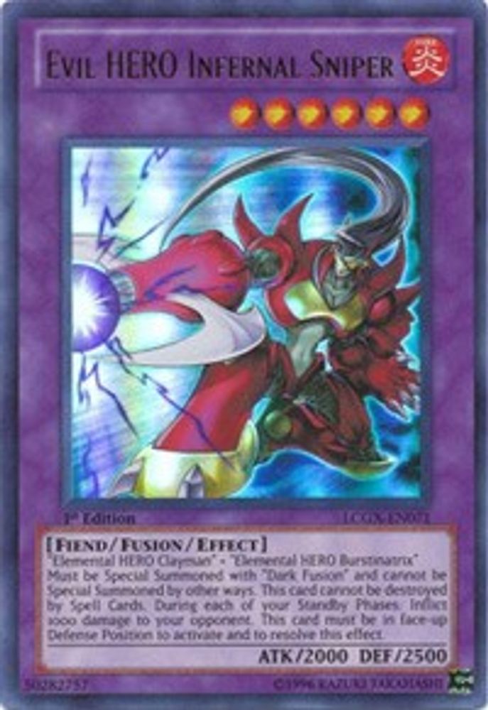 Evil HERO Infernal Sniper (LCGX-EN071) - Ultra Rare