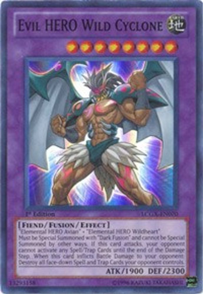 Evil HERO Wild Cyclone (LCGX-EN070) - Super Rare
