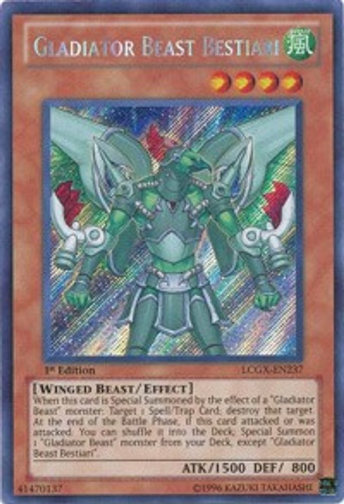 Gladiator Beast Bestiari (LCGX-EN237) - Secret Rare