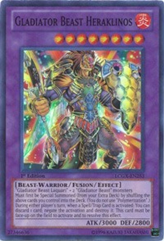 Gladiator Beast Heraklinos (LCGX-EN253) - Super Rare