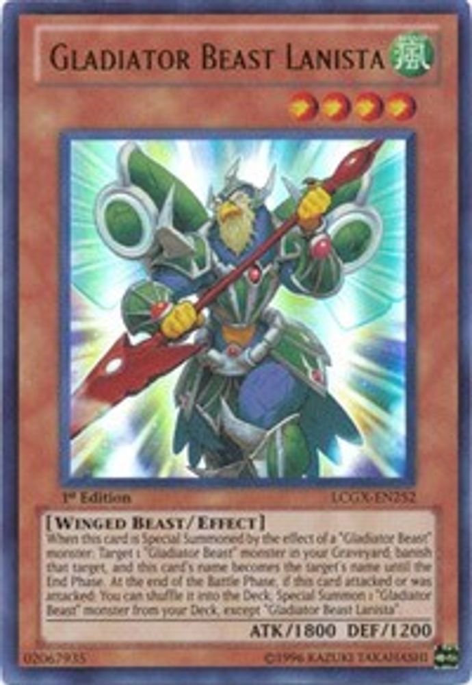 Gladiator Beast Lanista (LCGX-EN252) - Ultra Rare