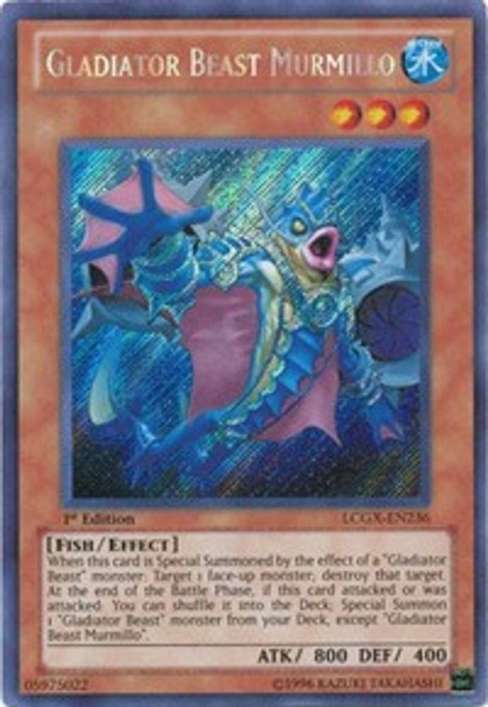 Gladiator Beast Murmillo (LCGX-EN236) - Secret Rare