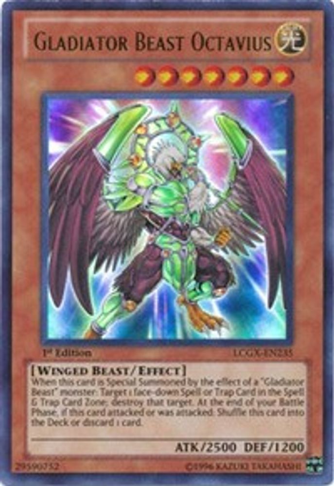 Gladiator Beast Octavius (LCGX-EN235) - Ultra Rare