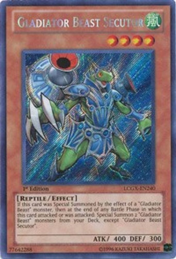 Gladiator Beast Secutor (LCGX-EN240) - Secret Rare
