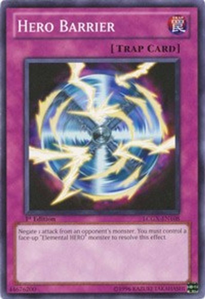 Hero Barrier (LCGX-EN108) - Common