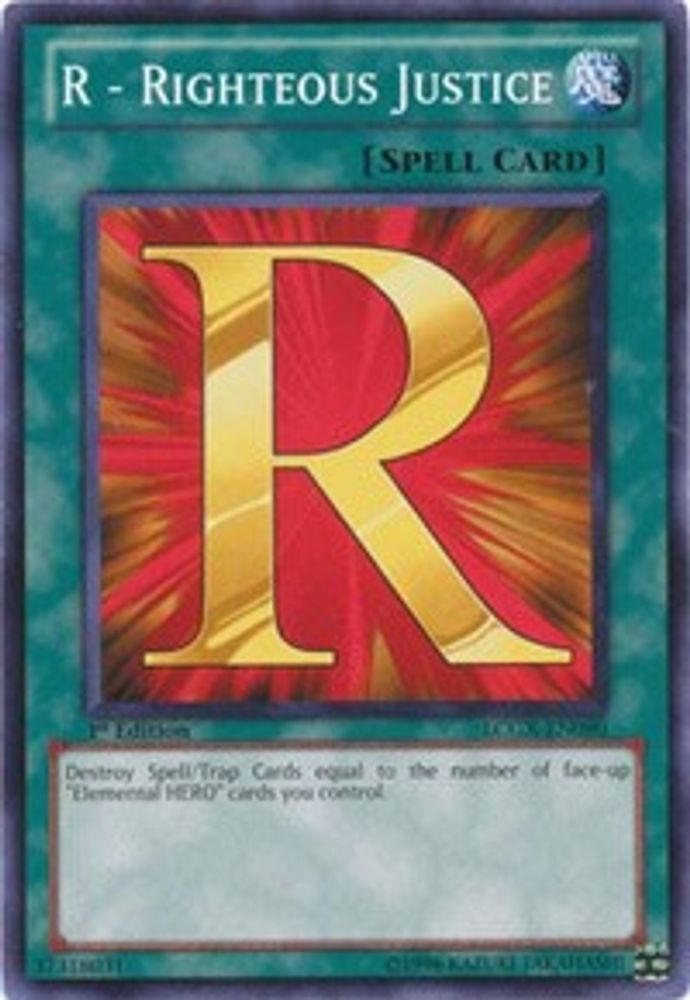 R - Righteous Justice (LCGX-EN090) - Common