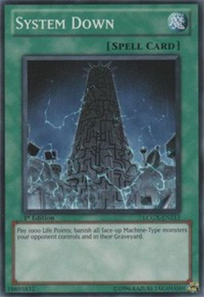 System Down (LCGX-EN213) - Common