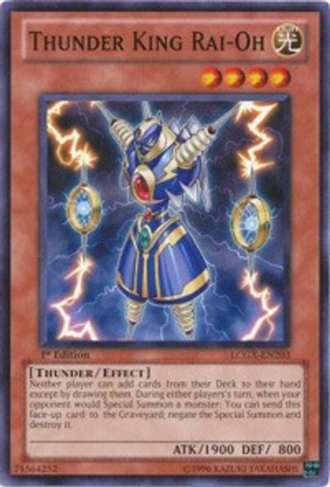 Thunder King Rai-Oh (LCGX-EN203) - Common