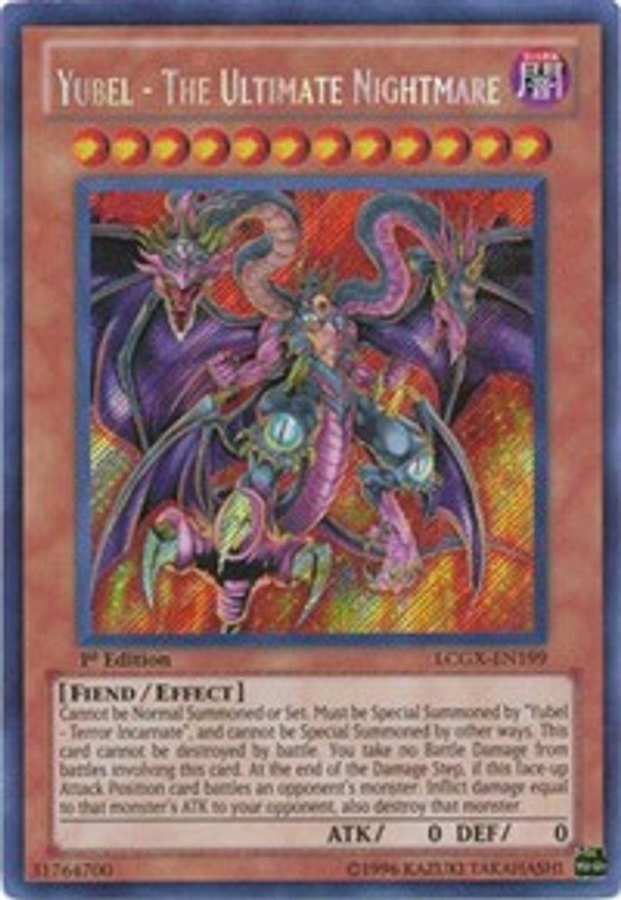 Yubel - The Ultimate Nightmare (LCGX-EN199) - Secret Rare