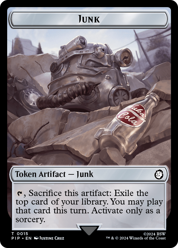 Junk // Jeton double face indice [Jetons Fallout] 