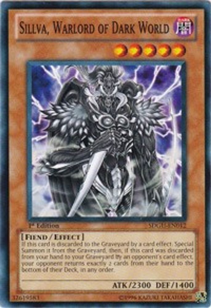Sillva, Warlord of Dark World (SDGU-EN012) - Common