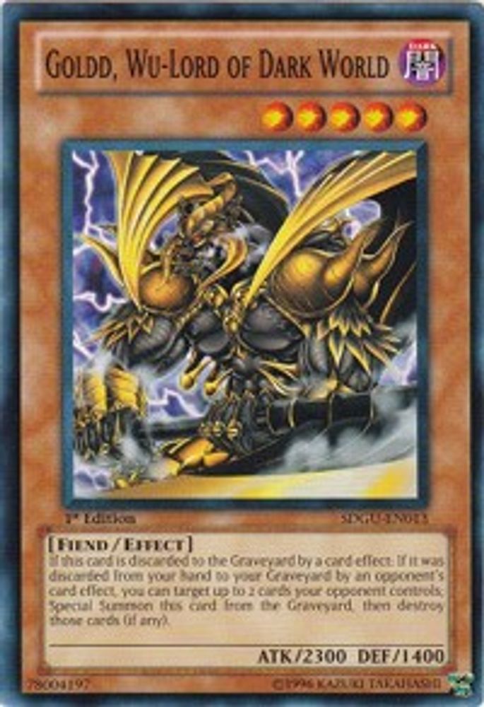 Goldd, Wu-Lord of Dark World (SDGU-EN013) - Common