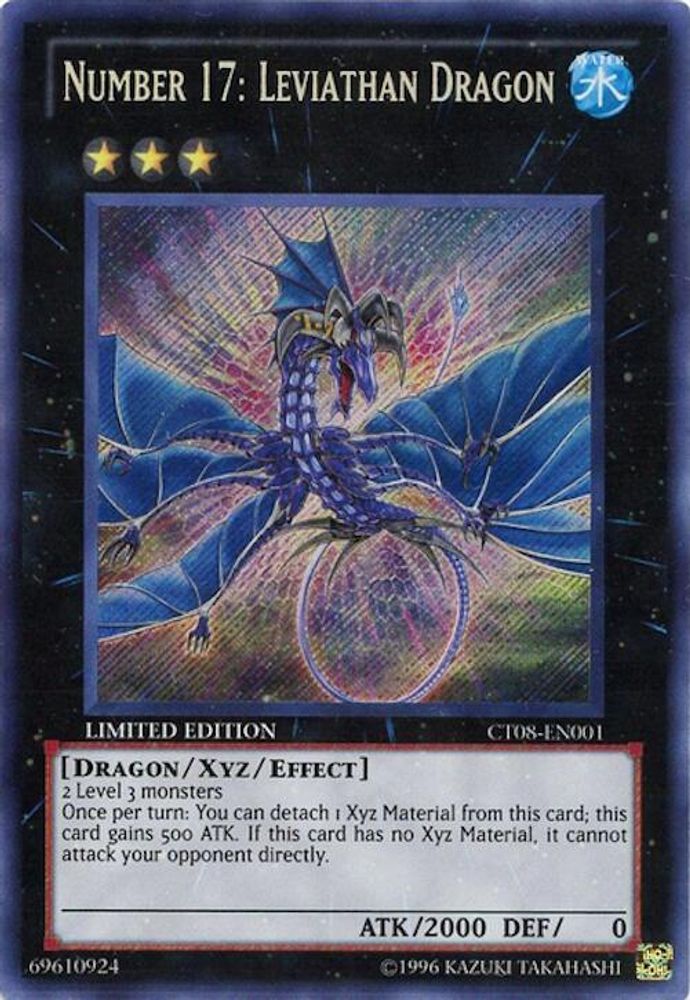 Number 17: Leviathan Dragon (CT08-EN001) - Secret Rare