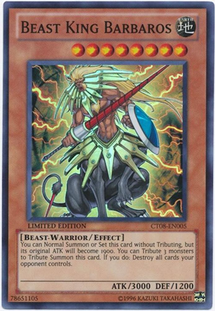 Beast King Barbaros (CT08-EN005) - Super Rare