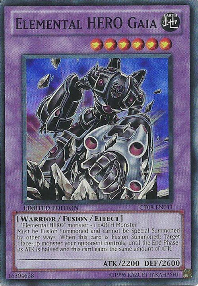 Elemental HERO Gaia (CT08-EN011) - Super Rare