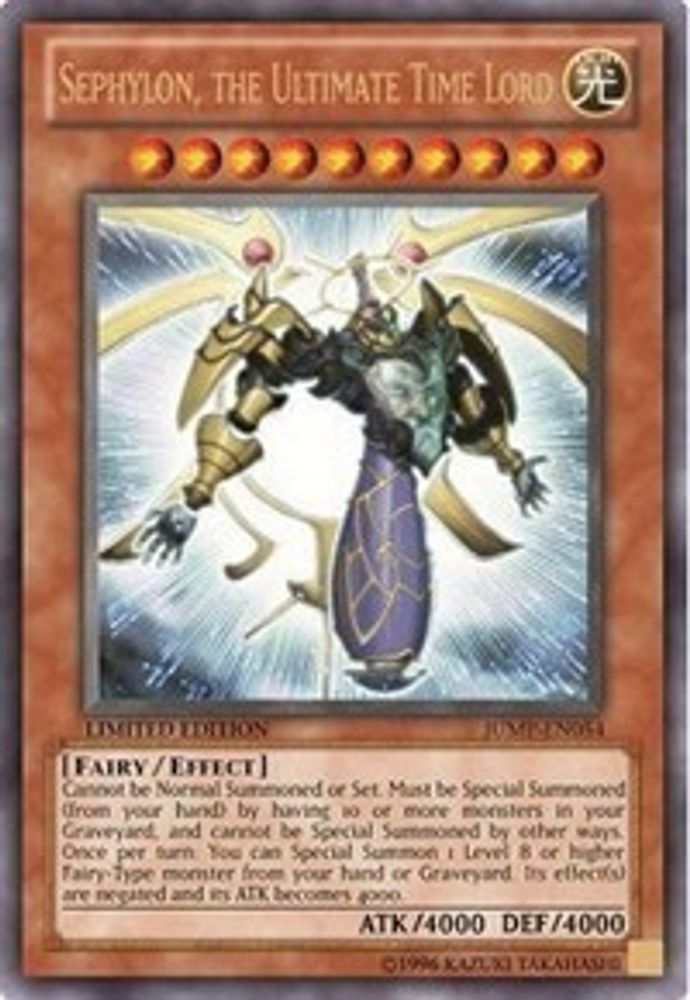 Sephylon, the Ultimate Time Lord (JUMP-EN054) - Ultra Rare