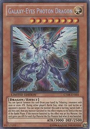 Galaxy-Eyes Photon Dragon [CT08-EN003] Secret Rare