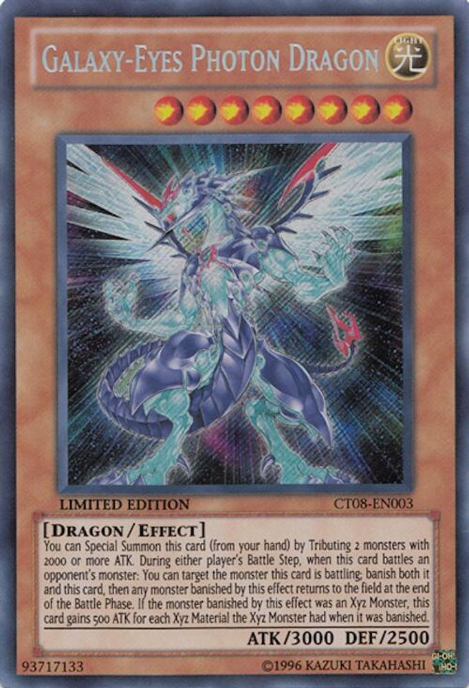 Galaxy-Eyes Photon Dragon (CT08-EN003) - Secret Rare