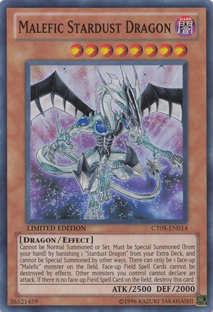 Malefic Stardust Dragon (CT08-EN014) - Super Rare