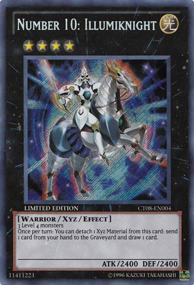 Number 10: Illumiknight (CT08-EN004) - Secret Rare