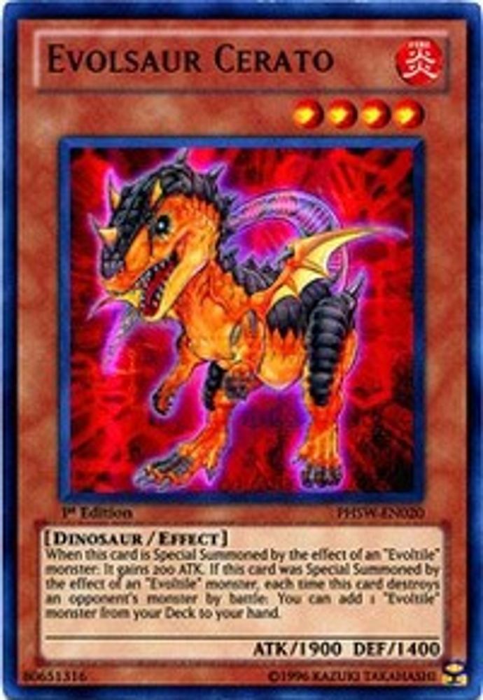 Evolsaur Cerato (PHSW-EN020) - Ultra Rare
