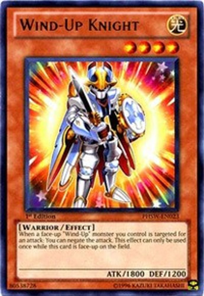 Wind-Up Knight (PHSW-EN023) - Rare