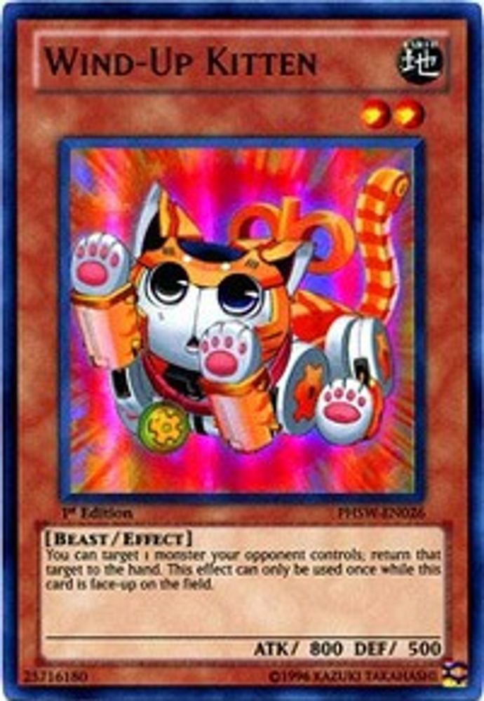 Wind-Up Kitten (PHSW-EN026) - Ultra Rare