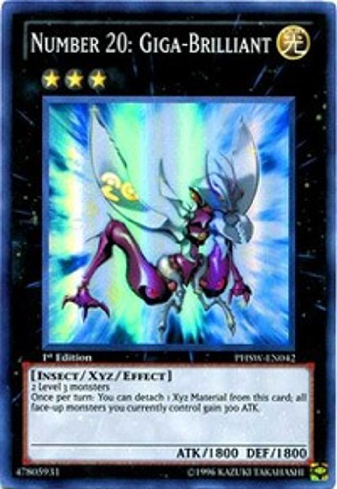 Number 20: Giga-Brilliant (PHSW-EN042) - Super Rare