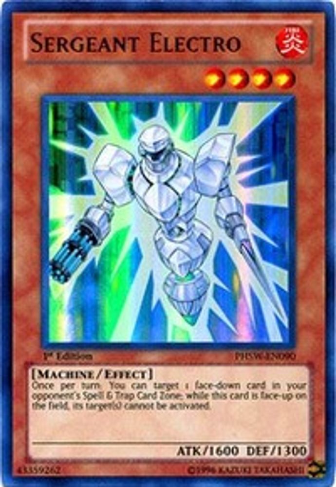 Sergeant Electro (PHSW-EN090) - Ultra Rare