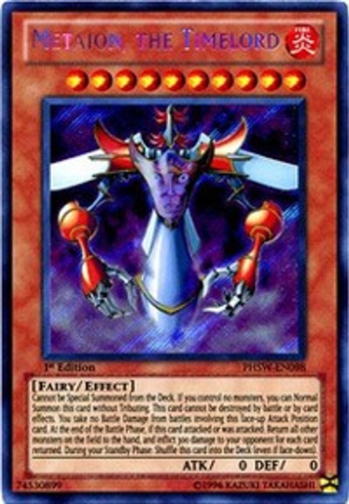 Metaion, the Timelord (PHSW-EN098) - Secret Rare