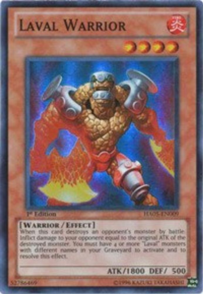 Laval Warrior (HA05-EN009) - Super Rare