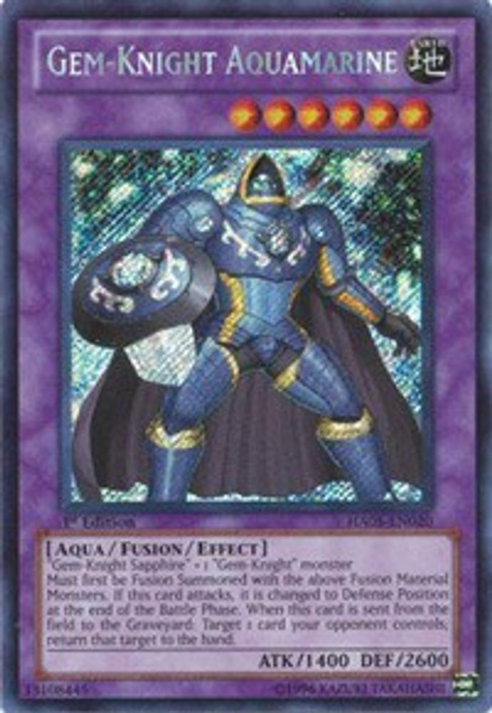 Gem-Knight Aquamarine (HA05-EN020) - Secret Rare