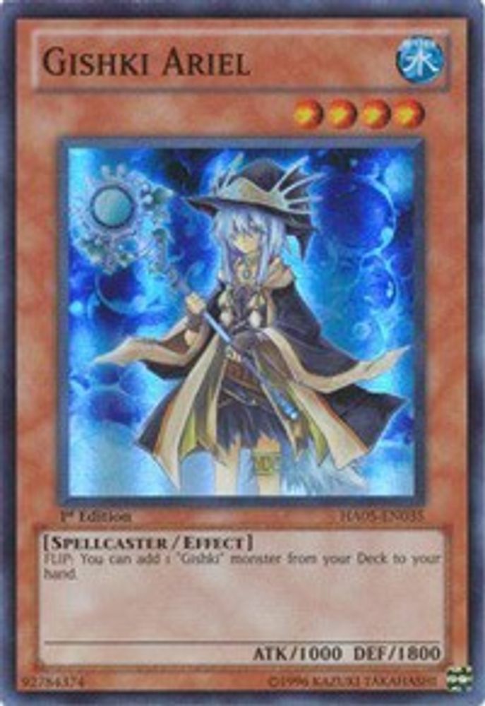 Gishki Ariel (HA05-EN035) - Super Rare