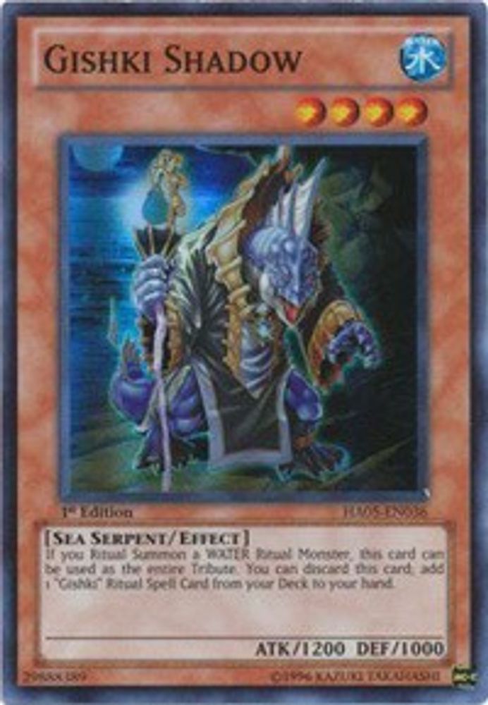 Gishki Shadow (HA05-EN036) - Super Rare