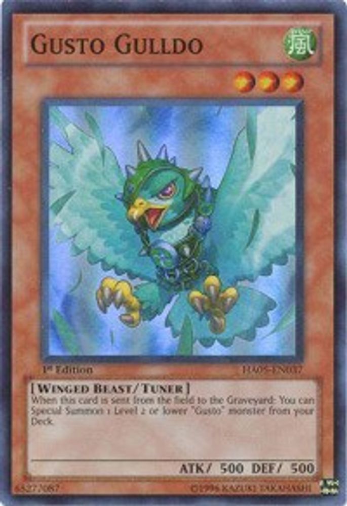 Gusto Gulldo (HA05-EN037) - Super Rare