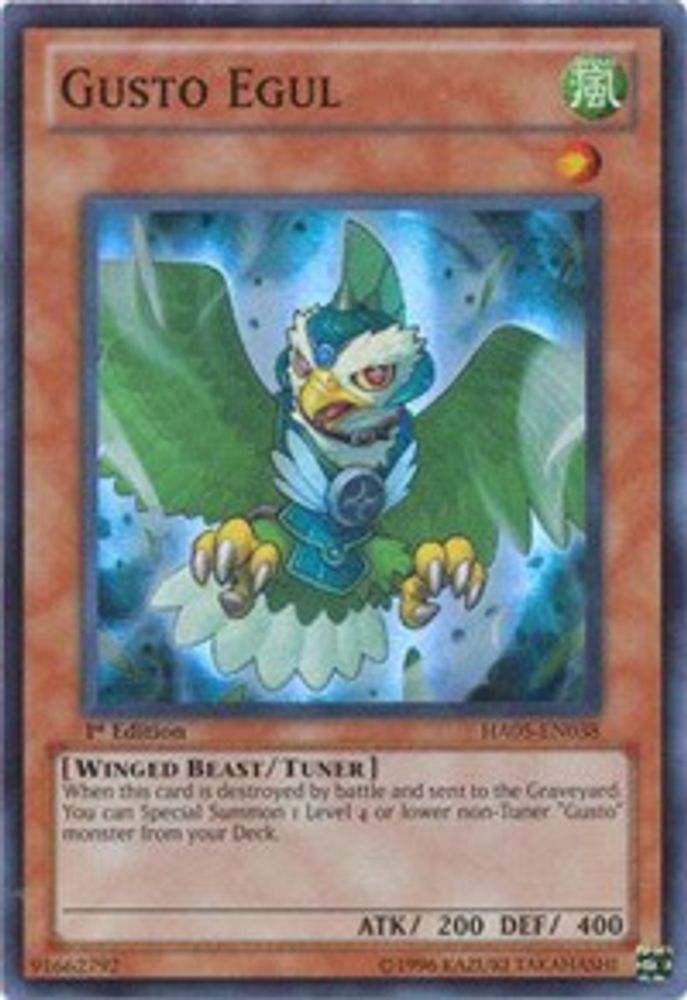 Gusto Egul [HA05-EN038] Super Rare 