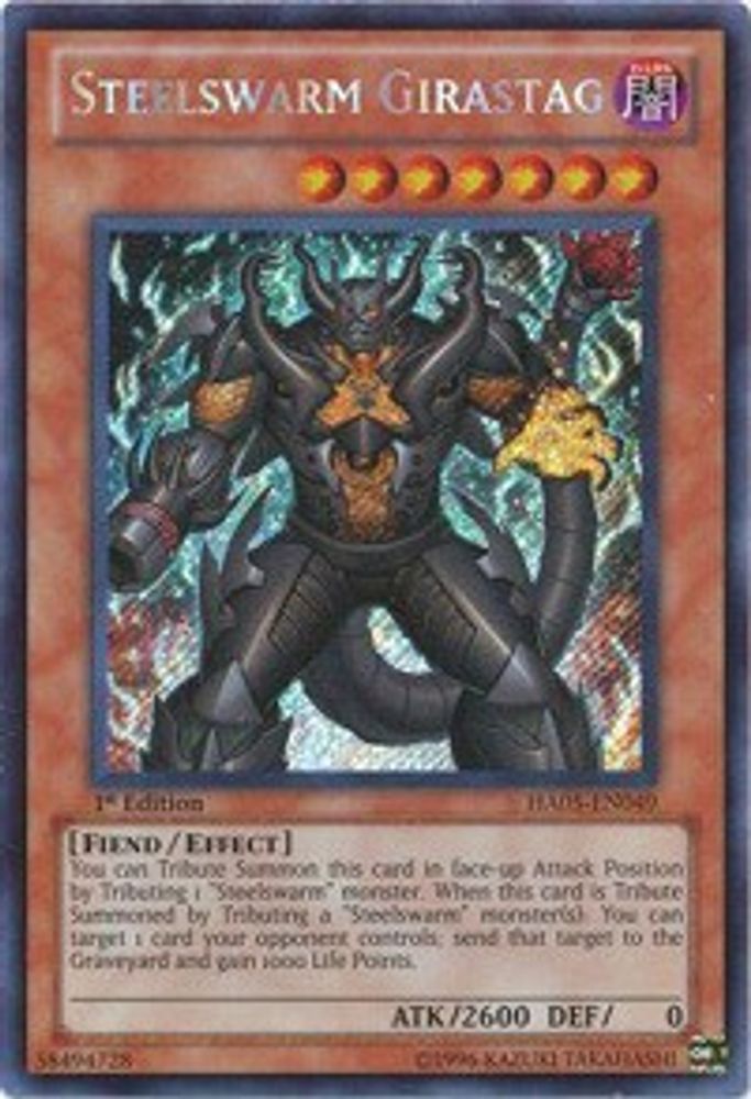 Steelswarm Girastag (HA05-EN049) - Secret Rare