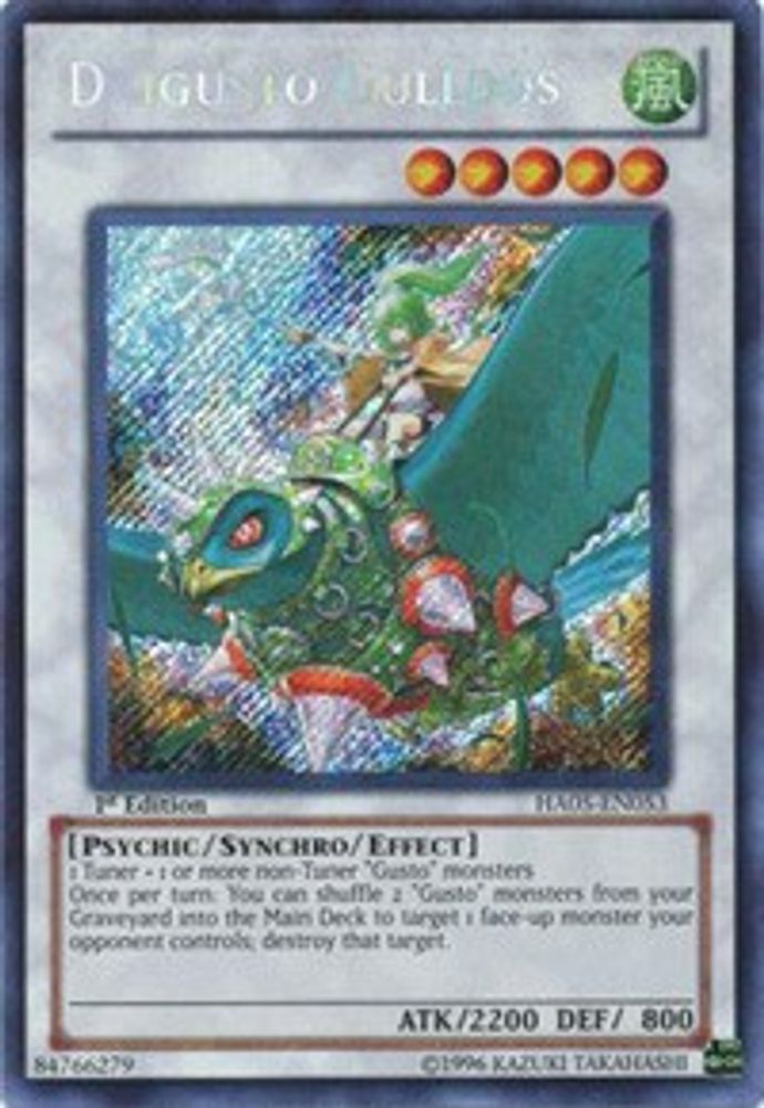 Daigusto Gulldos [HA05-EN053] Secret Rare 