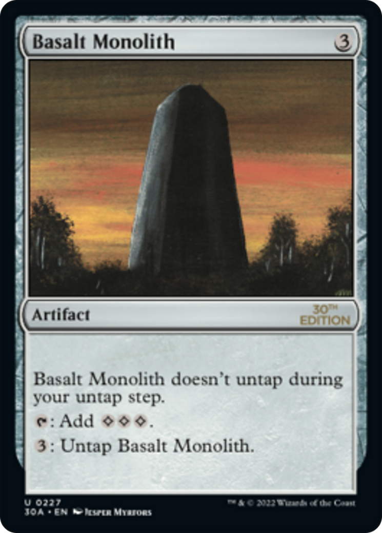 Monolithe de basalte [Édition 30e anniversaire] 