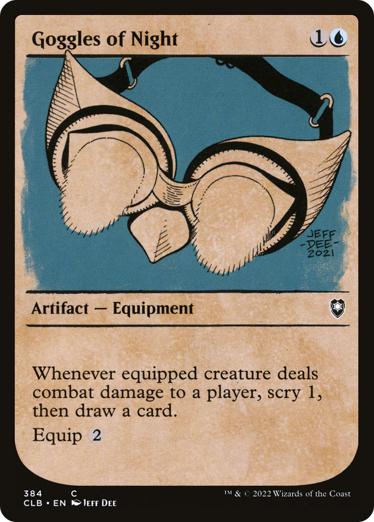 Lunettes de nuit (vitrine) [Commander Legends : Bataille de Baldur's Gate] 