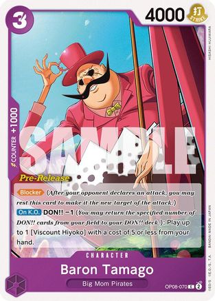 Baron Tamago (OP08-070) - Common