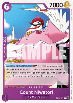 Count Niwatori (OP08-071) - Common