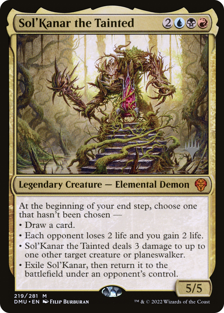 Sol'Kanar le Corrompu (Pack Promo) [Dominaria United Promos] 